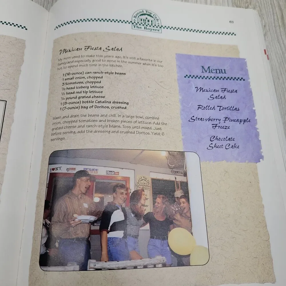 1995 Signed First‎ Edition Royers' Round Top Cafe Cookbook Karen & Bud Royer